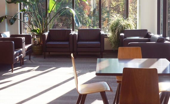 Adult Lounge area in Allegan District Library